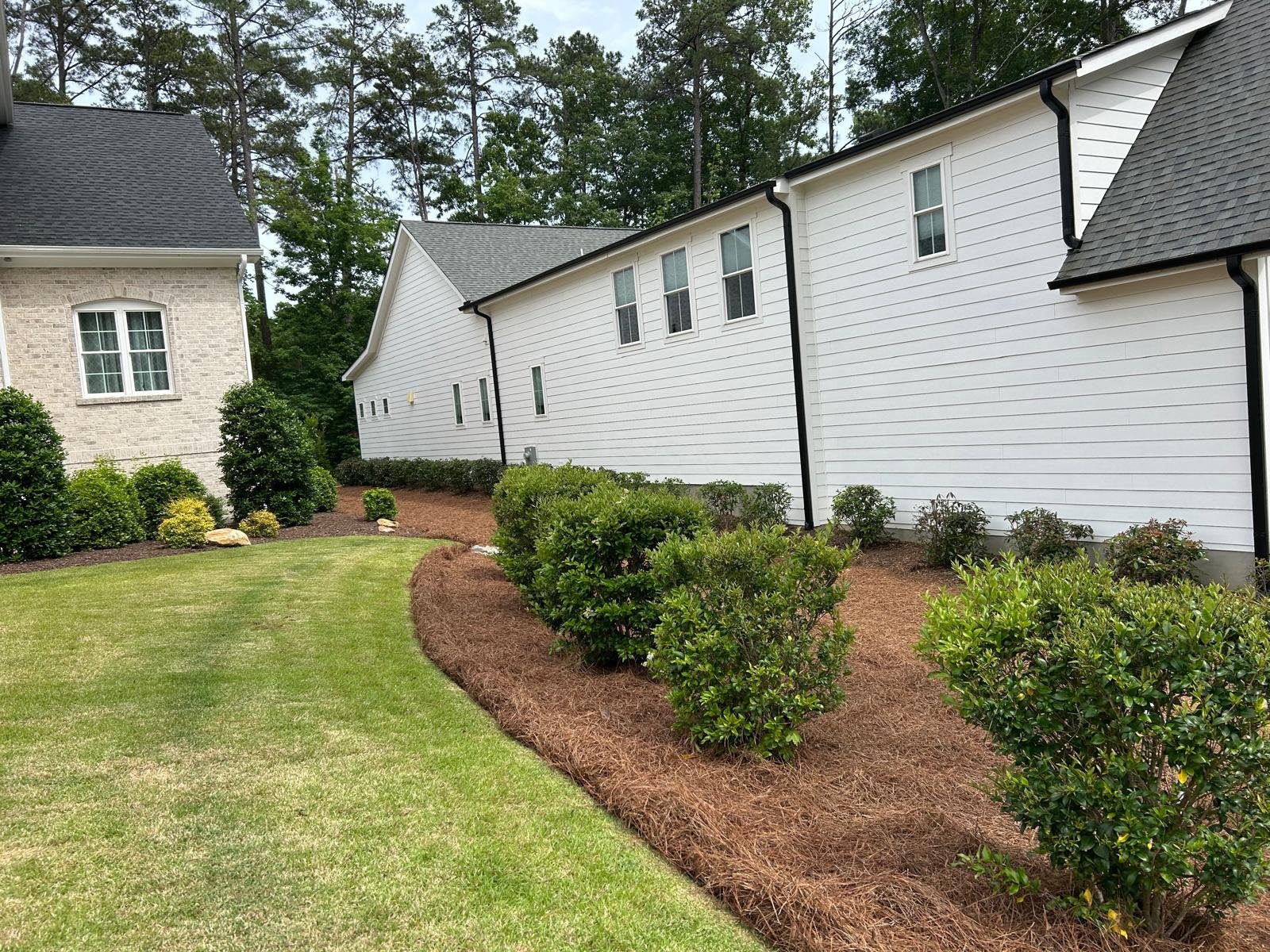 Well-maintained lawn and outdoor space